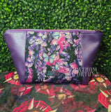 Wisteria &  Butterflies Zippered Beauty Bag
