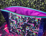 Fizzarolli Dark Geo Zippered Beauty Bag
