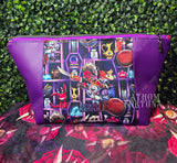 Smolitz Purple Zippered Beauty Bag