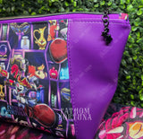 Smolitz Purple Zippered Beauty Bag