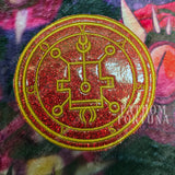Vassago Sigil Glitter Small Vinyl Embroidered Patch READY TO SHIP