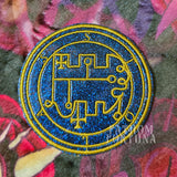 Stolas Sigil Small Glitter Vinyl Embroidered Patch READY TO SHIP
