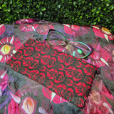 Hell Hotel Wallpaper Pop-Top Sunglasses Case