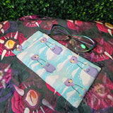 Purple Poke Floating Friends Pop-Top Sunglasses Case