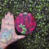Wormhorse  & Banana Pudding Round Keychain Wallet Pouch