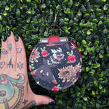 Trash 'Mon Round Keychain Wallet Pouch