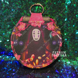 Sprited Sakura Round Keychain Wallet Pouch