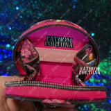 Sprited Sakura Round Keychain Wallet Pouch