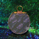 Ozzie's Wallpaper Round Keychain Wallet Pouch