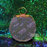 Ozzie's Wallpaper Round Keychain Wallet Pouch