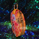 Queen Bee Round Keychain Wallet Pouch