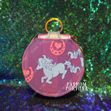 Blitz's Horse Blanket Round Keychain Wallet Pouch