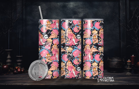 Gaming Princess Duo  20oz Stainless Steel Insulated Drink Tumbler Made To Order