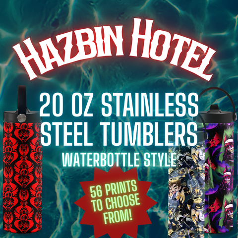 ALL HELL HOTEL PRINTS Waterbottle Style 20oz Stainless Steel Tumbler