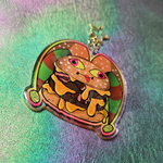 Fizzy Burger Time Acrylic Keychain Charm