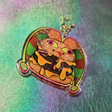 Fizzy Burger Time Acrylic Keychain Charm