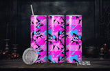 Fizz (Pink & Blue) 20oz Stainless Steel Insulated Drink Tumbler Made To Order