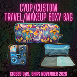PREORDER CYOP Travel & Makeup Bag Zip Case SHIPS NOV 2026