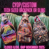 CYOP Retro-Tech Backpack OR Sling Preorder SHIPS NOVEMBER 2025