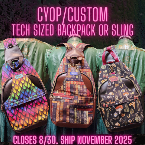 CYOP Retro-Tech Backpack OR Sling Preorder SHIPS NOVEMBER 2025
