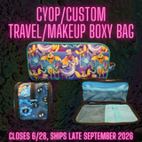 PREORDER CYOP Travel & Makeup Bag Zip Case SHIPS SEPTEMBER 2026