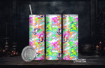 Neon LF Nightmare 20oz Stainless Steel Insulated Drink Tumbler Made To Order