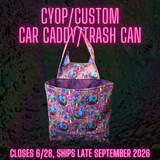 PREORDER CYOP Car Caddy/Trash Can SHIPS SEPTEMBER 2026