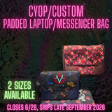 PREORDER CYOP Padded Laptop Messenger Bag SHIPS SEPT 2026
