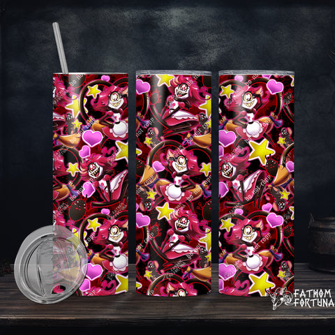 Clean It Up! Red 20oz Stainless Steel Insulated Drink Tumbler Made To Order