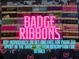 Badge Ribbon Leftovers Sale