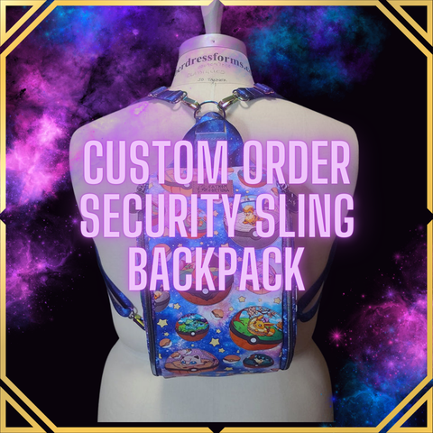 Custom Security Sling Backpack