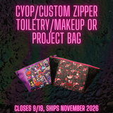 PREORDER CYOP Zipper Beauty Bag SHIPS NOV 2026