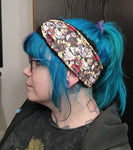 Dino Nuggies (Plaid) Twist Ear Warmer Headband