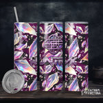 Broken Glass Emblems Berry 20oz Stainless Steel Insulated Drink Tumbler Made To Order
