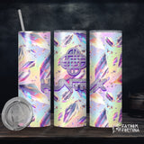 Broken Glass Emblems Rainbow 20oz Stainless Steel Insulated Drink Tumbler Made To Order