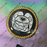 Fizzarolli Burger Pirate Flag Embroidered Patch Helluva Boss