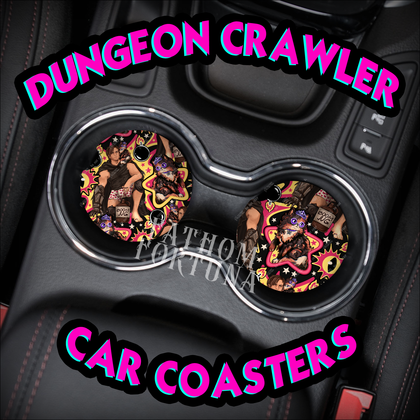 DCC Donut & Carl Boom Rubberized Car Coasters MADE TO ORDER