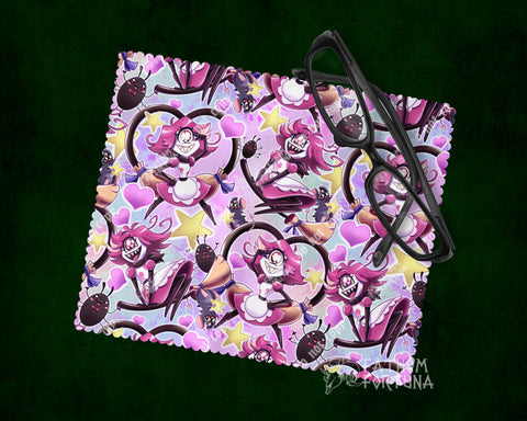 Clean It Up Pink Microfiber Eyeglass Cloth