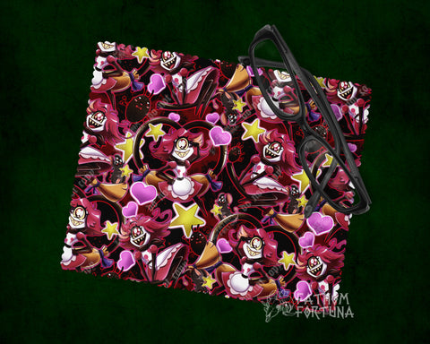 Clean It Up Red Microfiber Eyeglass Cloth