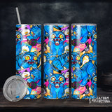 Blue Tiger 20oz Stainless Steel Insulated Drink Tumbler Made To Order