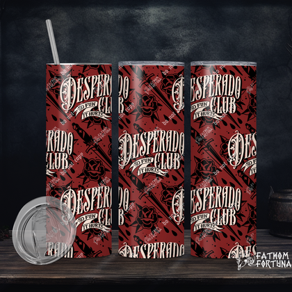 DCC Desperado Club 20oz Stainless Steel Drink Tumbler Made To Order