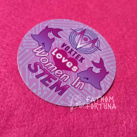 Women In STEM Vinyl Sticker