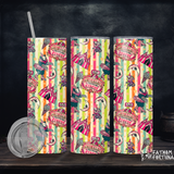 DCC Grimaldi's Traveling Circus Bright 20oz Stainless Steel Drink Tumbler Made To Order