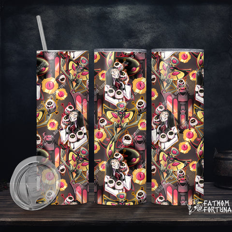 Egg Bois Steampunk 20oz Stainless Steel Insulated Drink Tumbler Made To Order