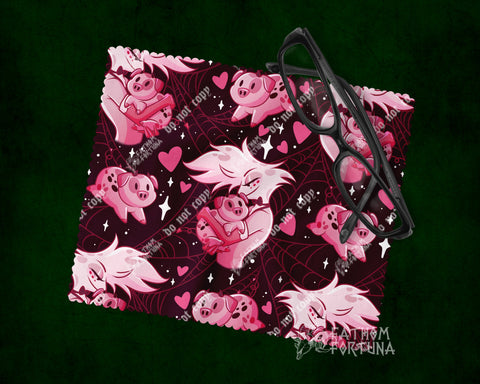 Angie & Nuggets Dark Microfiber Eyeglass Cloth