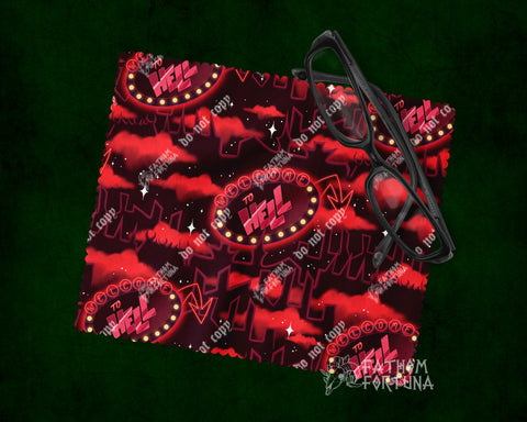 Pentagram City Dark Microfiber Eyeglass Cloth