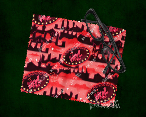 Pentagram City Light Microfiber Eyeglass Cloth