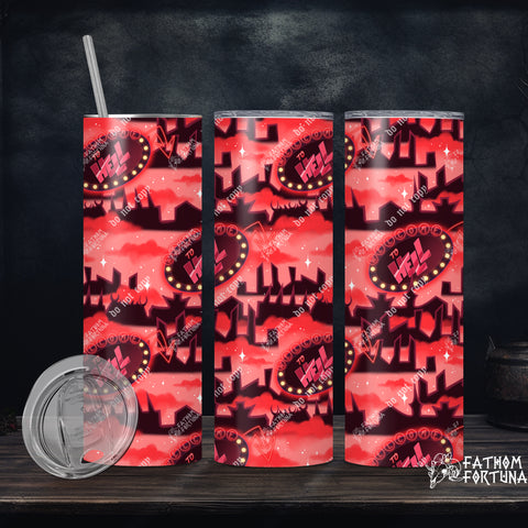 Pentagram City Light 20oz Stainless Steel Insulated Drink Tumbler Made To Order