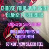 Choose Your Own Print Blanket PREORDER - SHIPS MAY 2026
