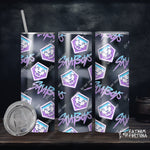 Idol Boys Logo Grey 20oz Stainless Steel Insulated Drink Tumbler Made To Order